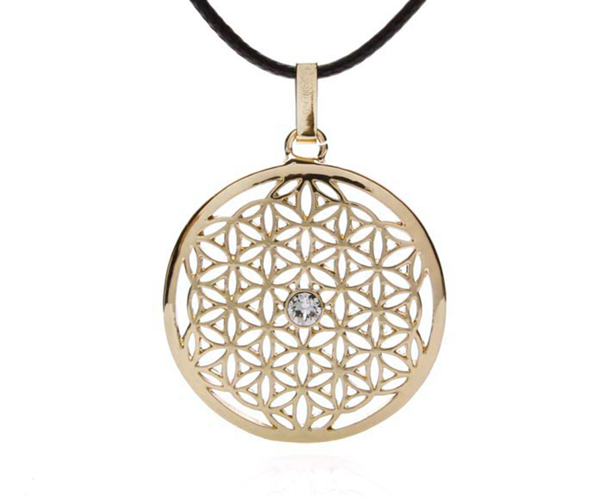 Blume des lebens Gold swarovski Edition